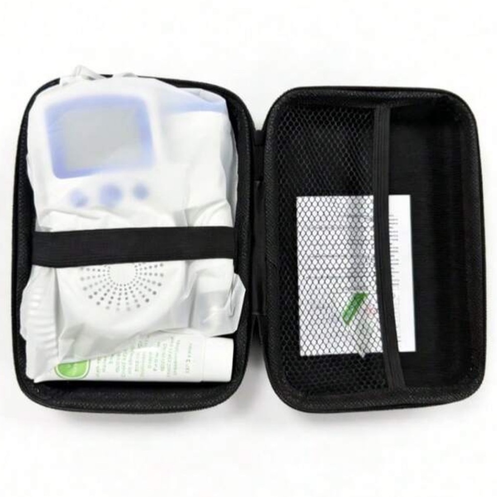 Doppler monitor Device with Black Case and Gel